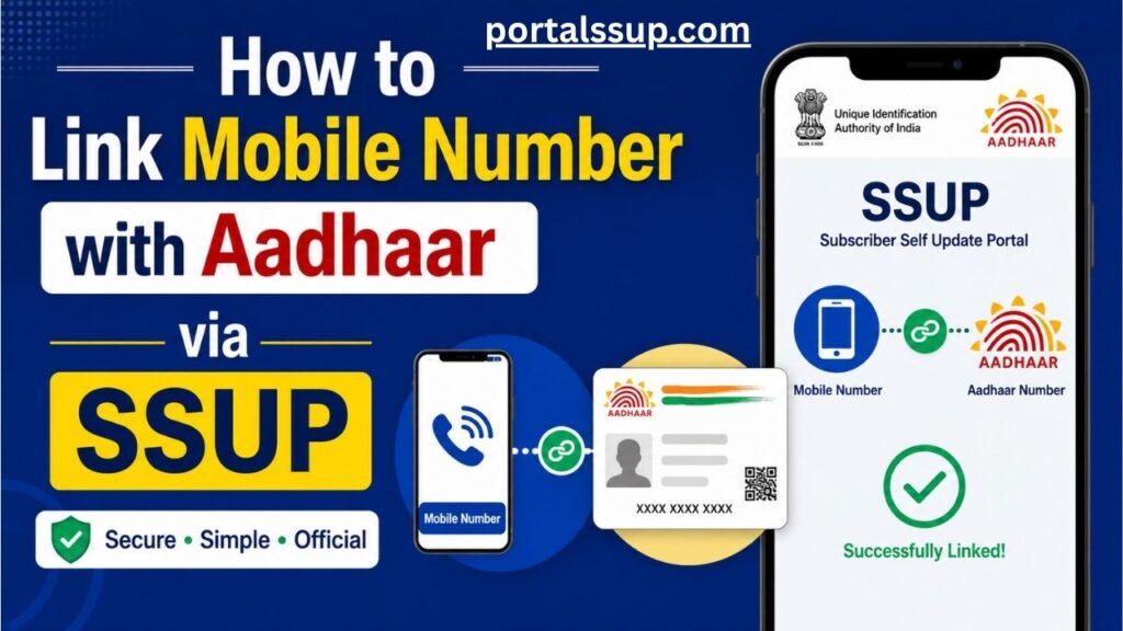How to Link Mobile Number with Aadhaar via SSUP
